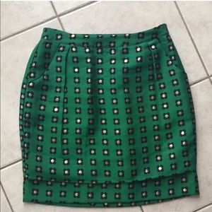 Anthropologie Patterned Skirt